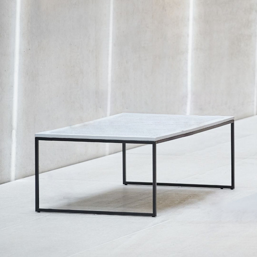 Konferenčný stôl BETON | 60×110 cm » sivá podnož