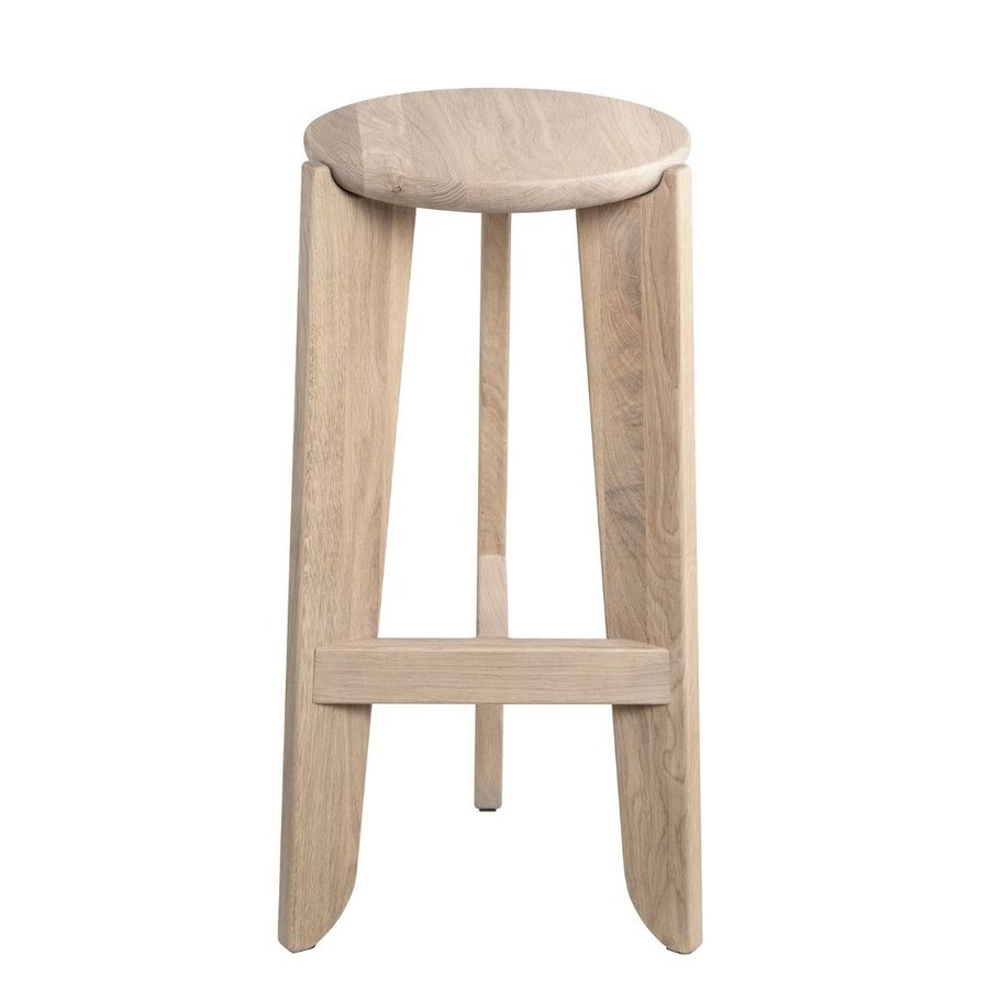 Dizajnová dubová barová stolička ELI