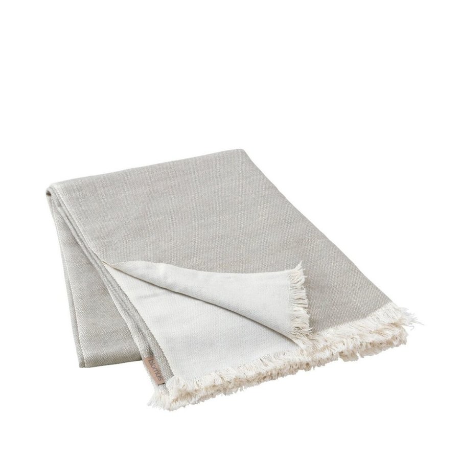 Bavlnený pléd, deka na sedačku NEA | mourning dove
