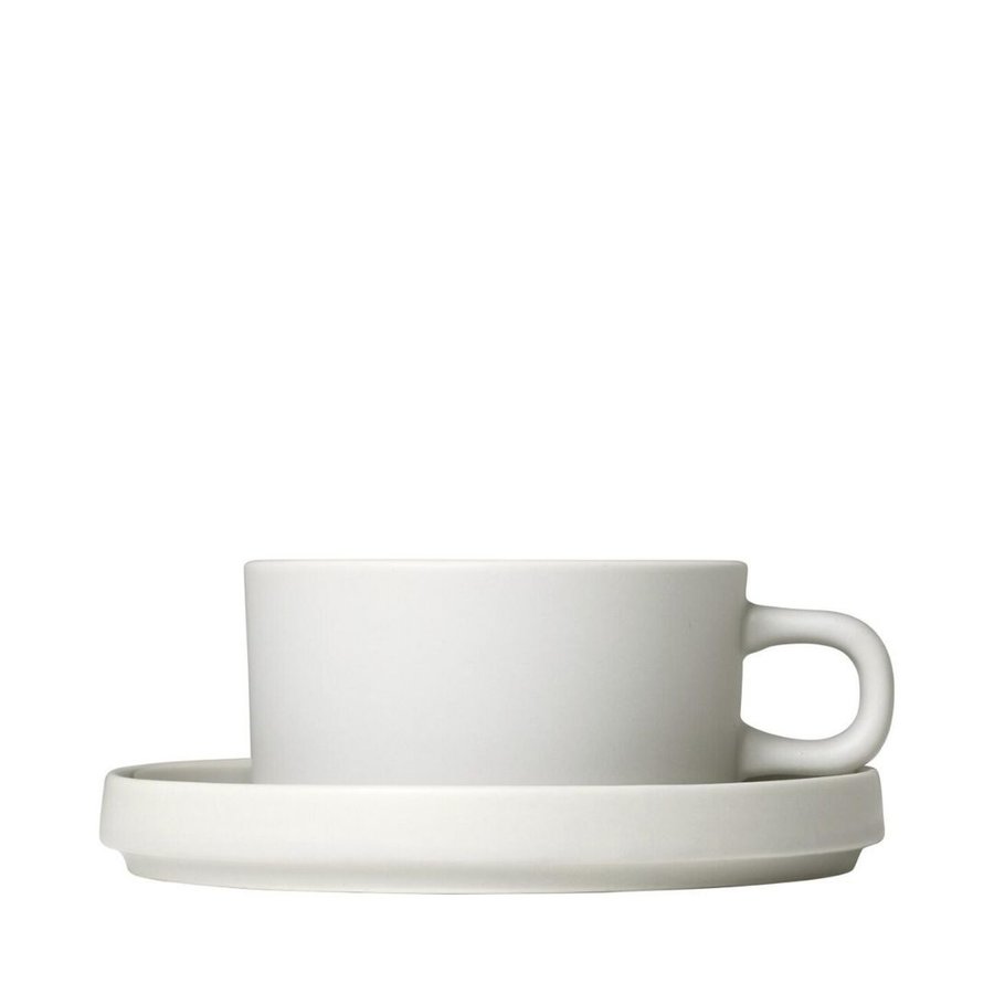 Šálky na čaj s tanierikmi (set 2 ks) PILAR | moonbeam