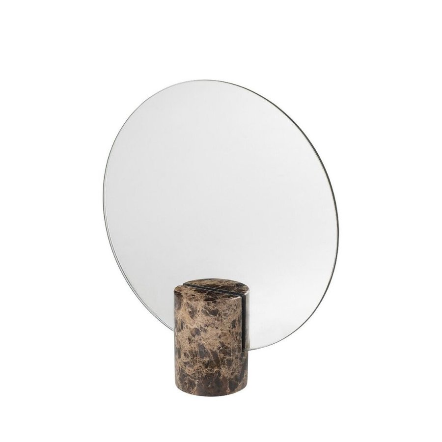 Zrkadlo s mramorovým podstavcom PESA | zemitá