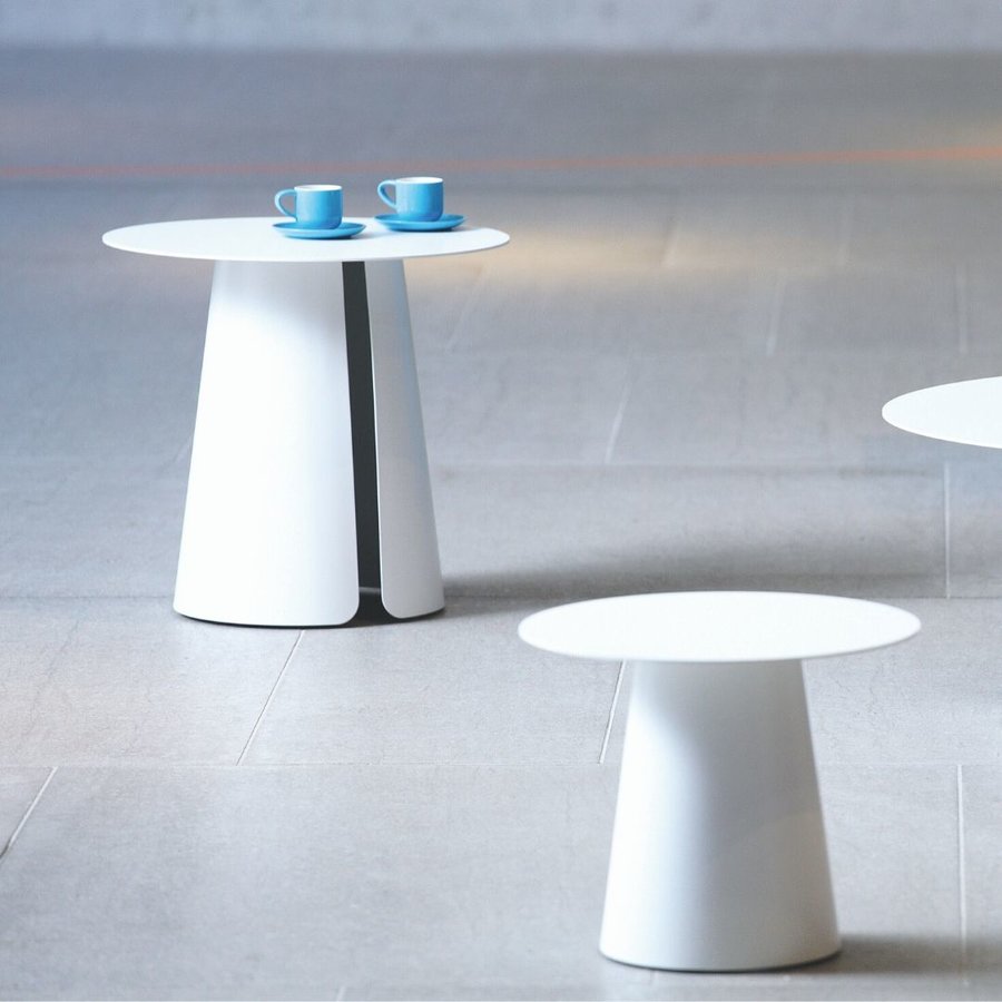 Príručný stôl FEEL | 40 cm » biela