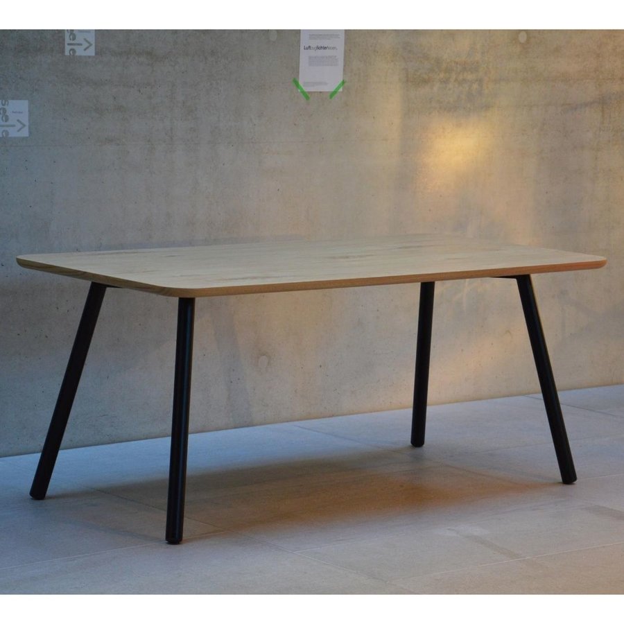 Jedálenský stôl MORADOR » dub | čierna | 150 cm