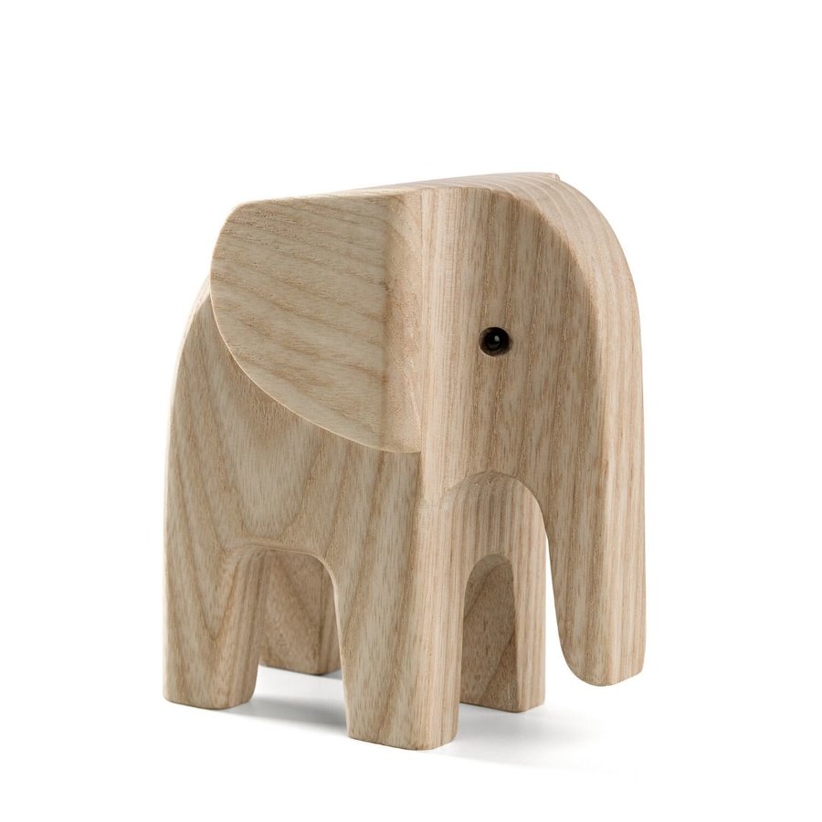 Drevená dekorácia slon ELEPHANT  | natural