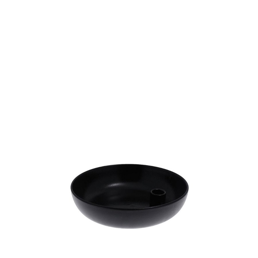 Stolový svietnik LIDATORP | glossy black | S