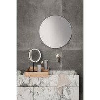 Nástenné zrkadlo RIM 50 cm | steel grey
