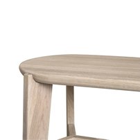 Dizajnový dubový stupienok, taburet ELI