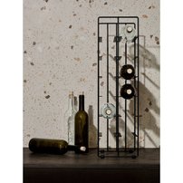 Dizajnový stojan na vínové fľaše na 9 fliaš PILARE | black