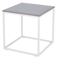 Príručný stôl BETON 40×40 cm | čierna podnož