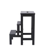 Dizajnové schodíky so stoličkou SOHO | black | CHANCE