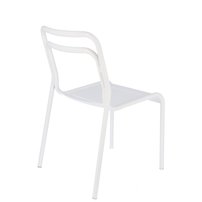 Stohovateľná záhradná stolička LIVE (set 2 ks) | biela