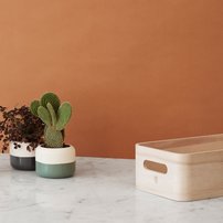Ekologický drevený úložný box (set 5 ks) SAVE-IT