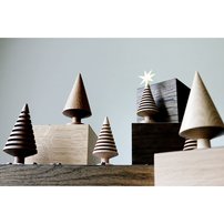 Vianočná dekorácia STAR - doplnok k drevenej dekorácii TREE