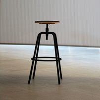 Barová stolička PARIS | otočná | čierna